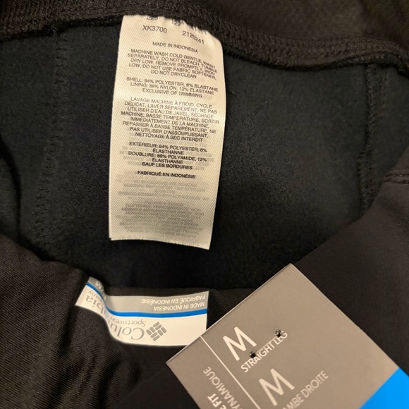 Columbia Women’s Fleece Lined Pants  Black M - Picture 5 of 6